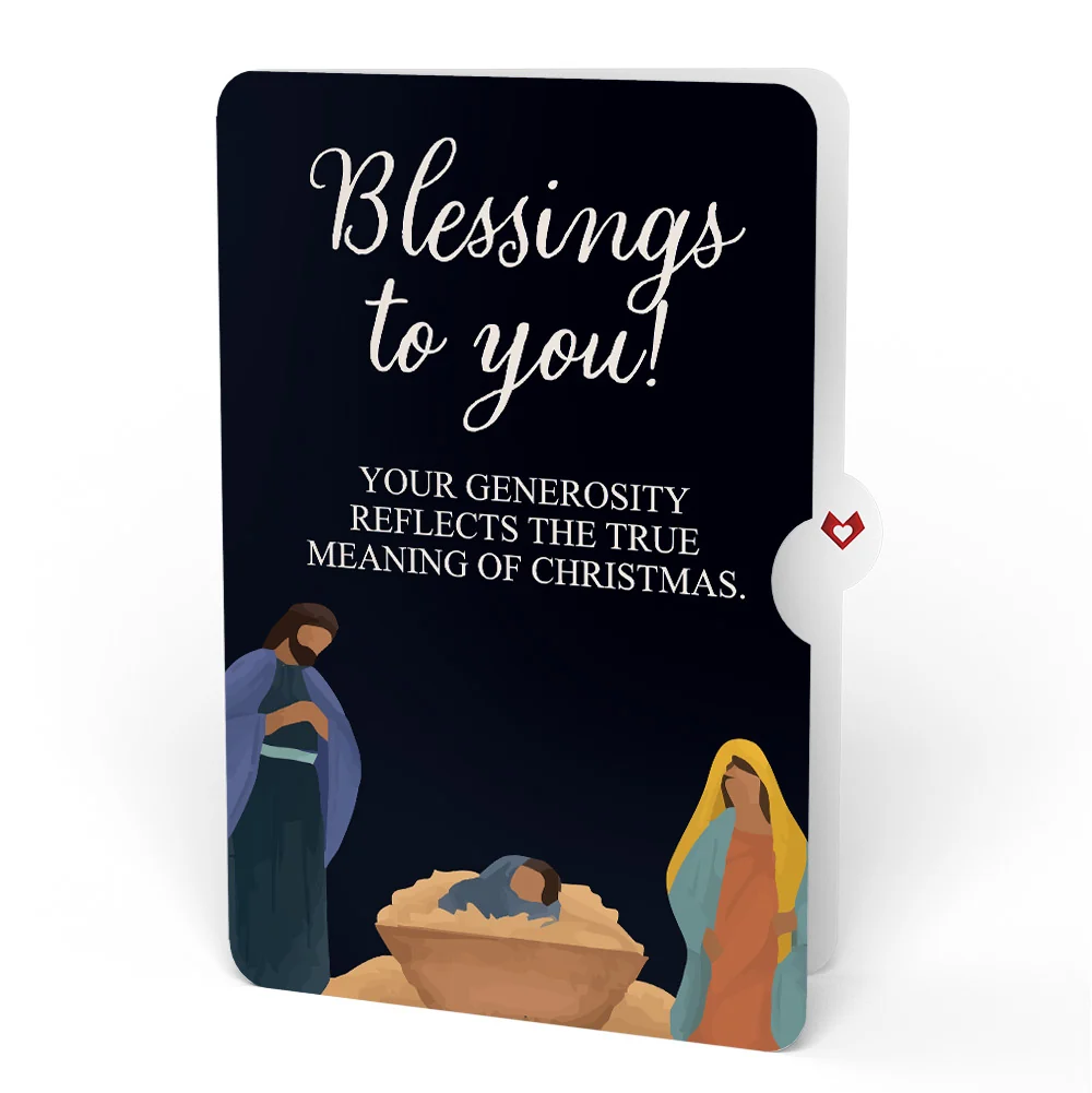 Lovepop A Child Is Born Christmas Pop-Up Card and Blessings Sentiment Set Cream - Image 4