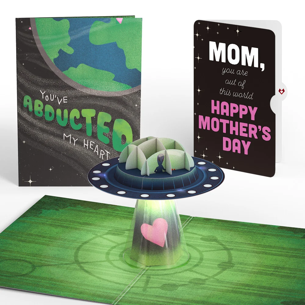 Lovepop You've Abducted My Heart Mother’s Day Light-Up Pop-Up Card and Sentiment Set for Mom
