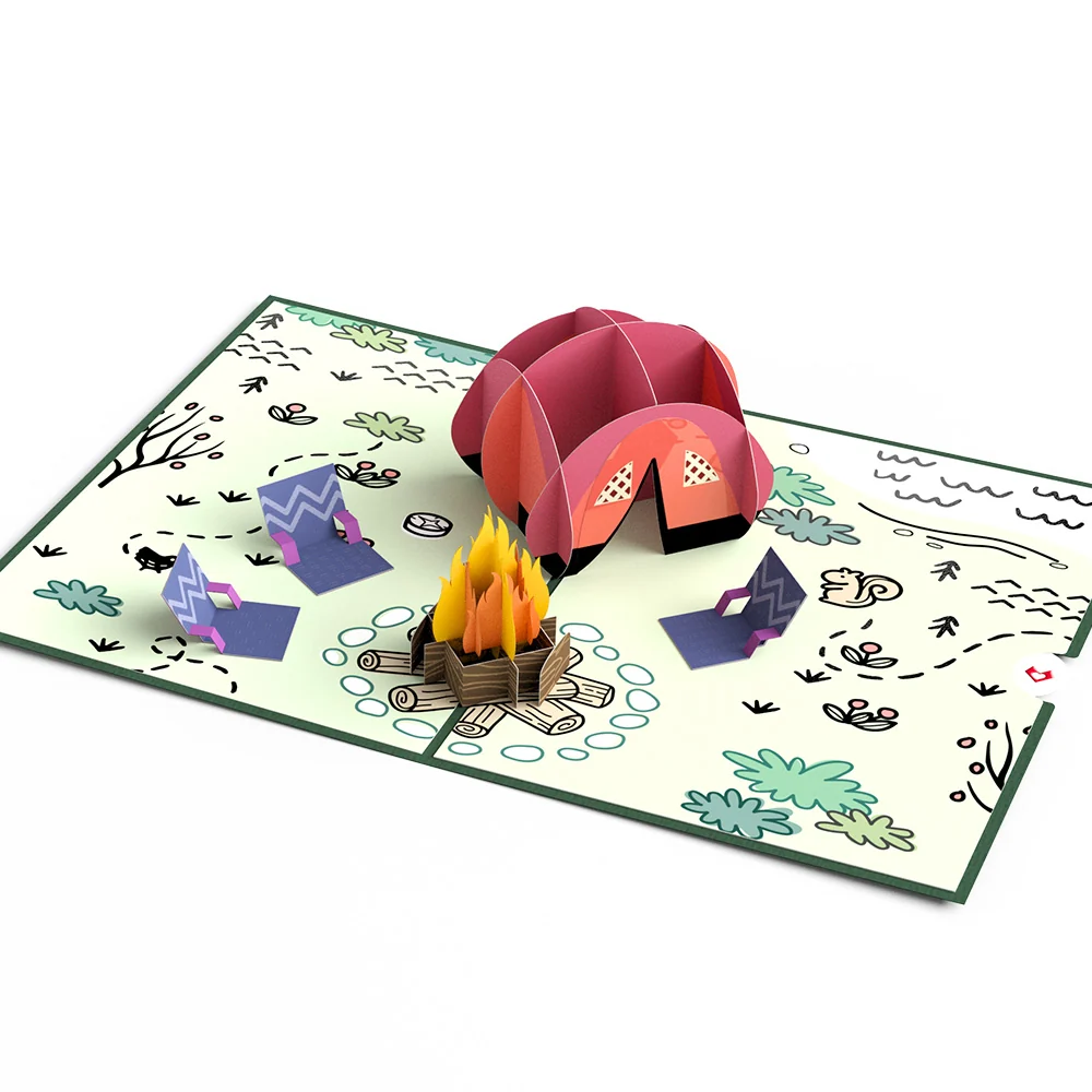 Lovepop Camping Trip Pop-Up Card Chair - Image 3