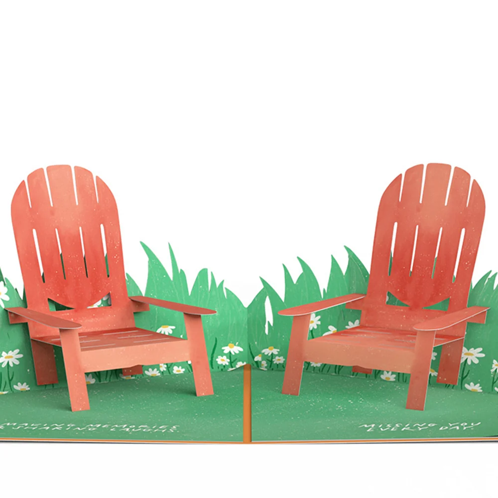 Lovepop Wishing We Were Together Pop-Up Card Chair - Image 2