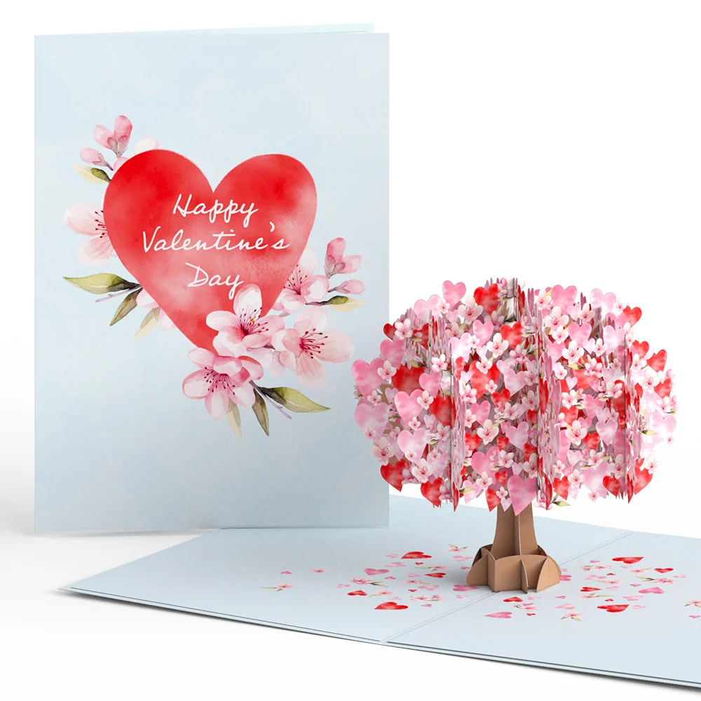 Lovepop Happy Valentine's Day Cherry Blossom Tree Pop-Up Card