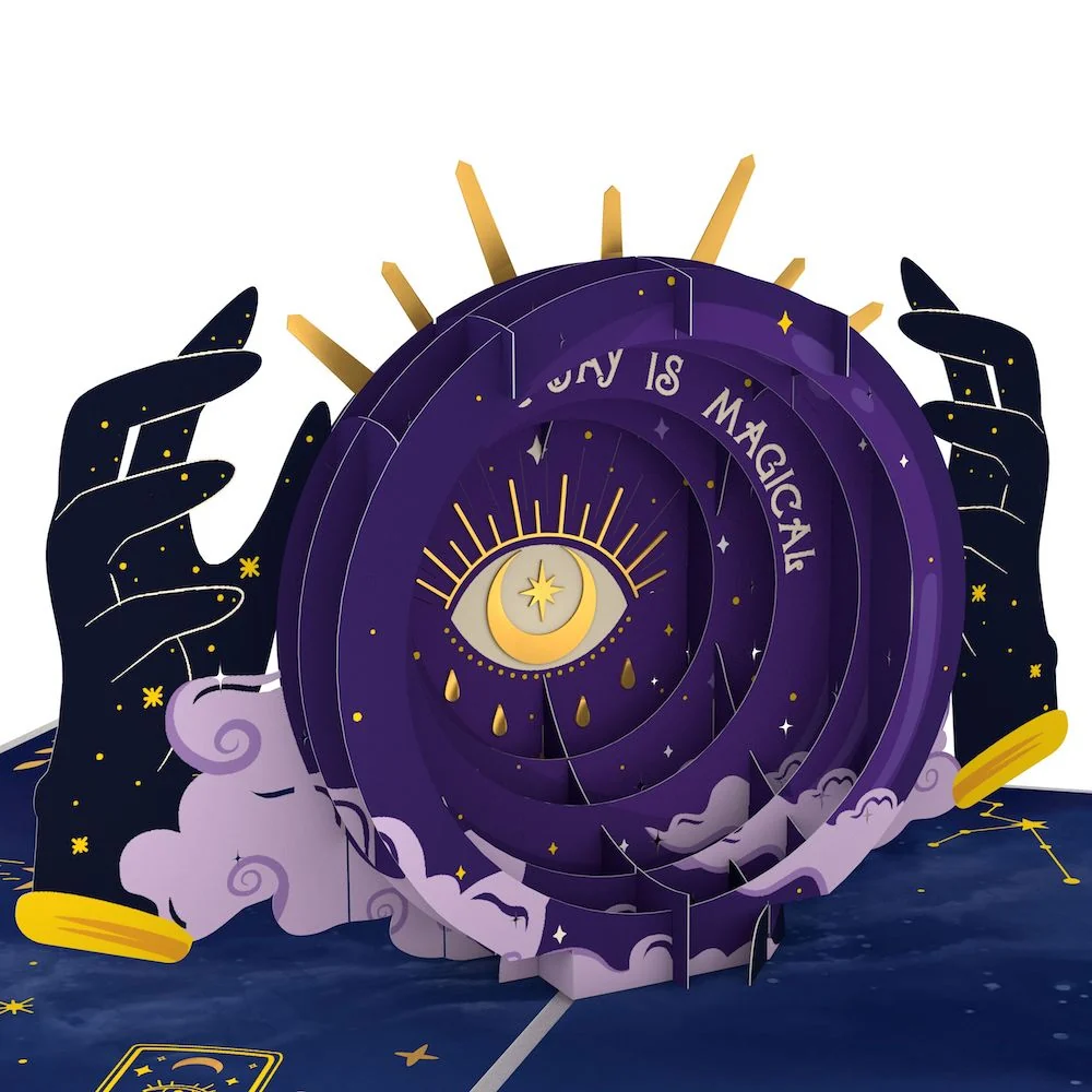 Lovepop Magical Birthday Pop-Up Card and Capricorn Zodiac Sentiment Set - Image 3