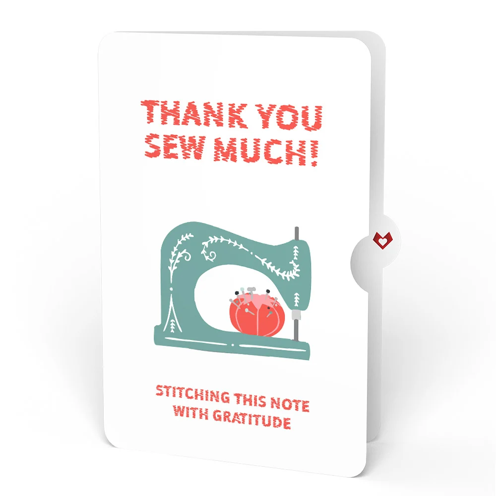 Lovepop Love You Sew Much Thank You Pop-Up Card and Sentiment Set - Image 4