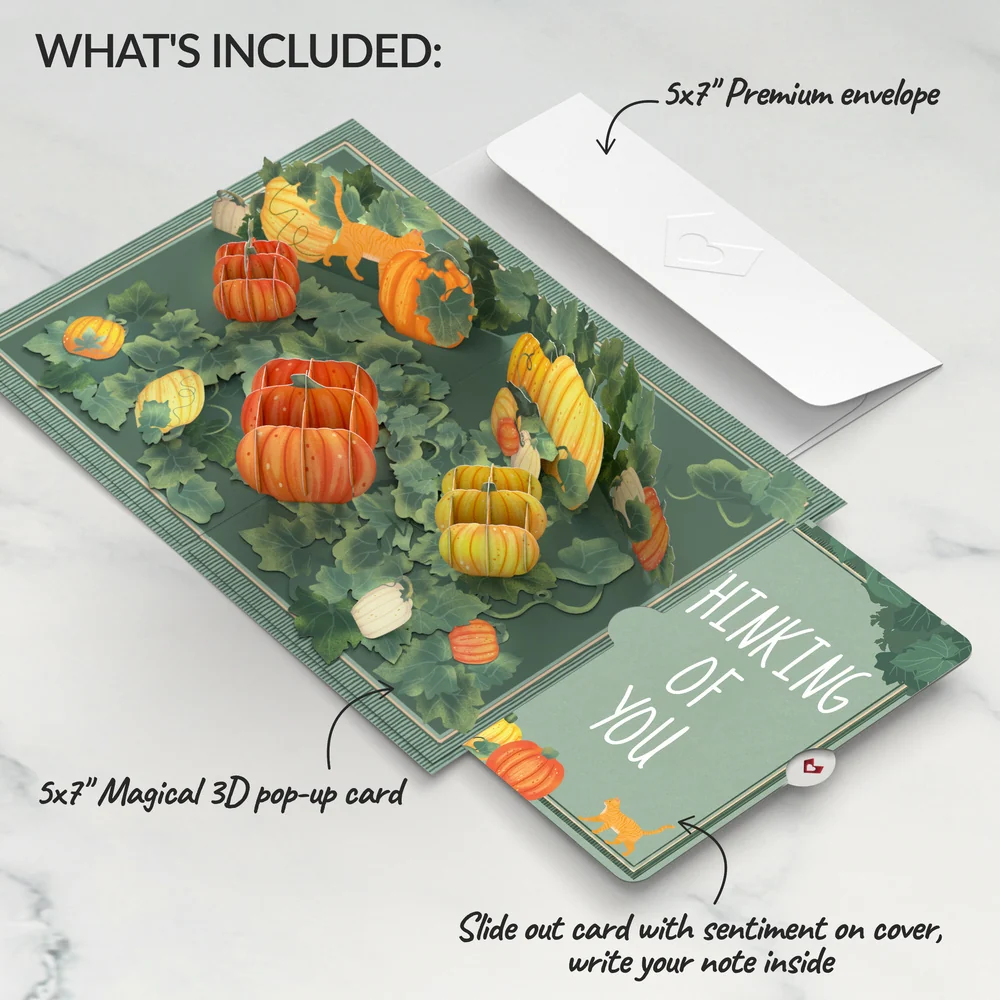 Lovepop Happy Fall Pumpkin Patch Thinking of You Pop-Up Card and Sentiment Set - Image 2