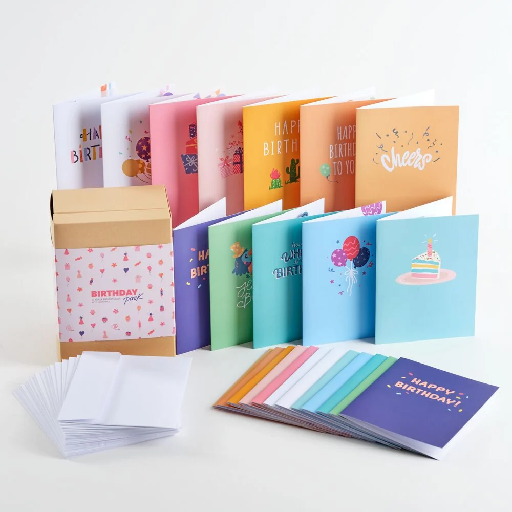 Lovepop Paperpop Birthday Box Set (Assorted 24-Pack): Paperpop Card Candle - Image 2