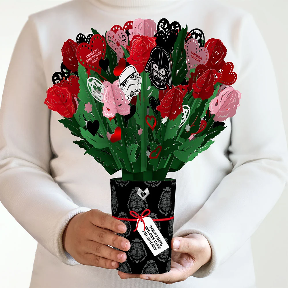 Lovepop Star Wars Darth Vader Galactic Love Bouquet Vase