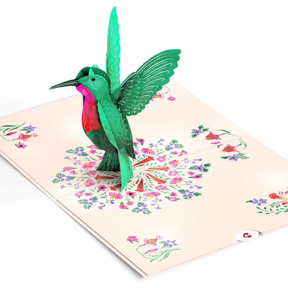 Lovepop Sweetest Mom Hummingbird Pop-Up Card - Image 3