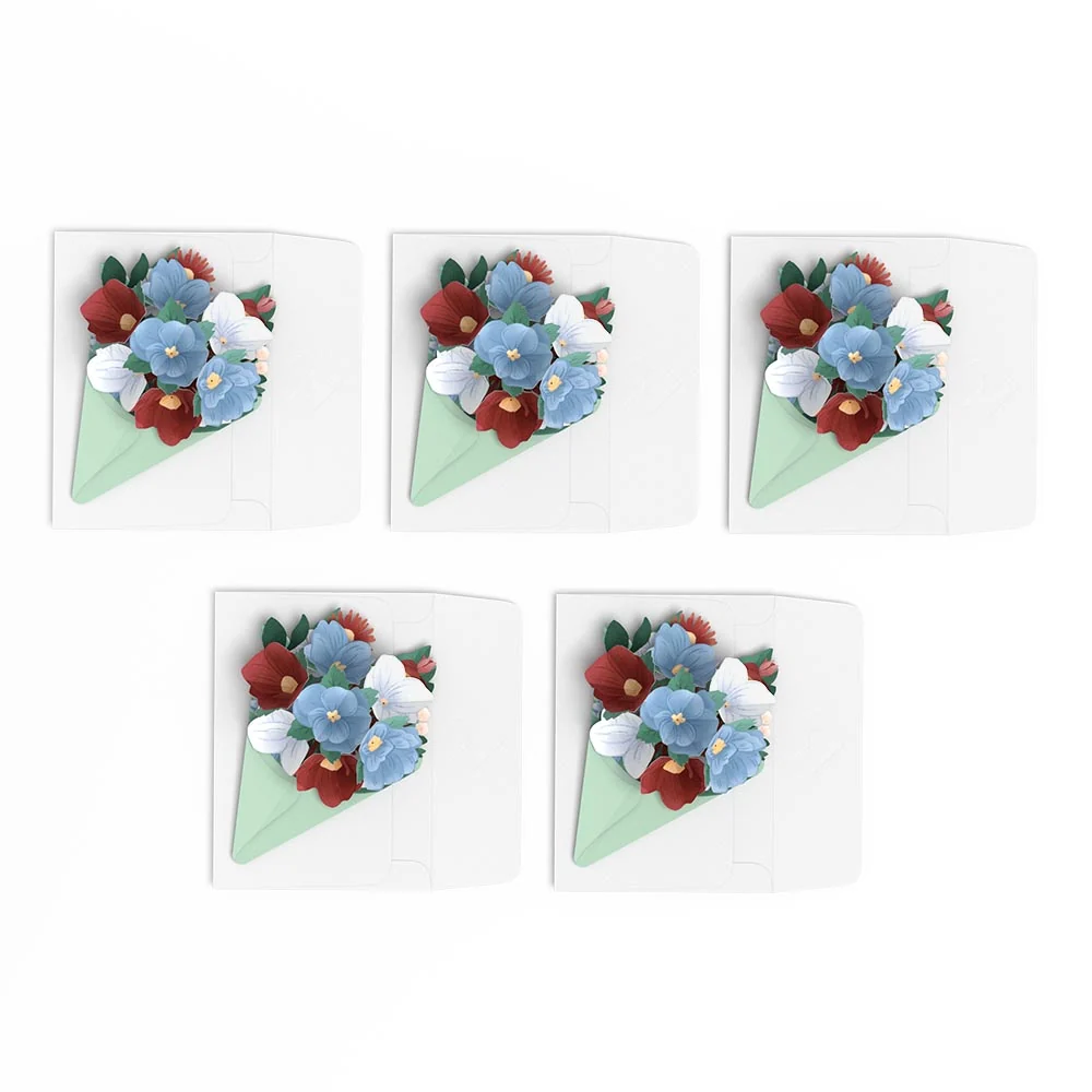Lovepop Frosted Floral Little Blooms (Notecard 5-Pack) - Image 4