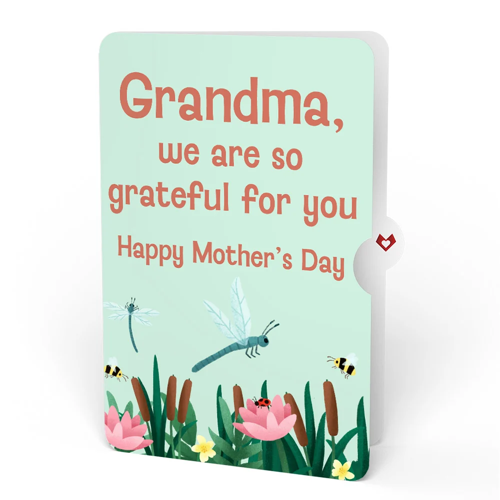 Lovepop Water Lily Dragonfly Mother’s Day Pop-Up Card and Sentiment Set for Grandmother - Image 4