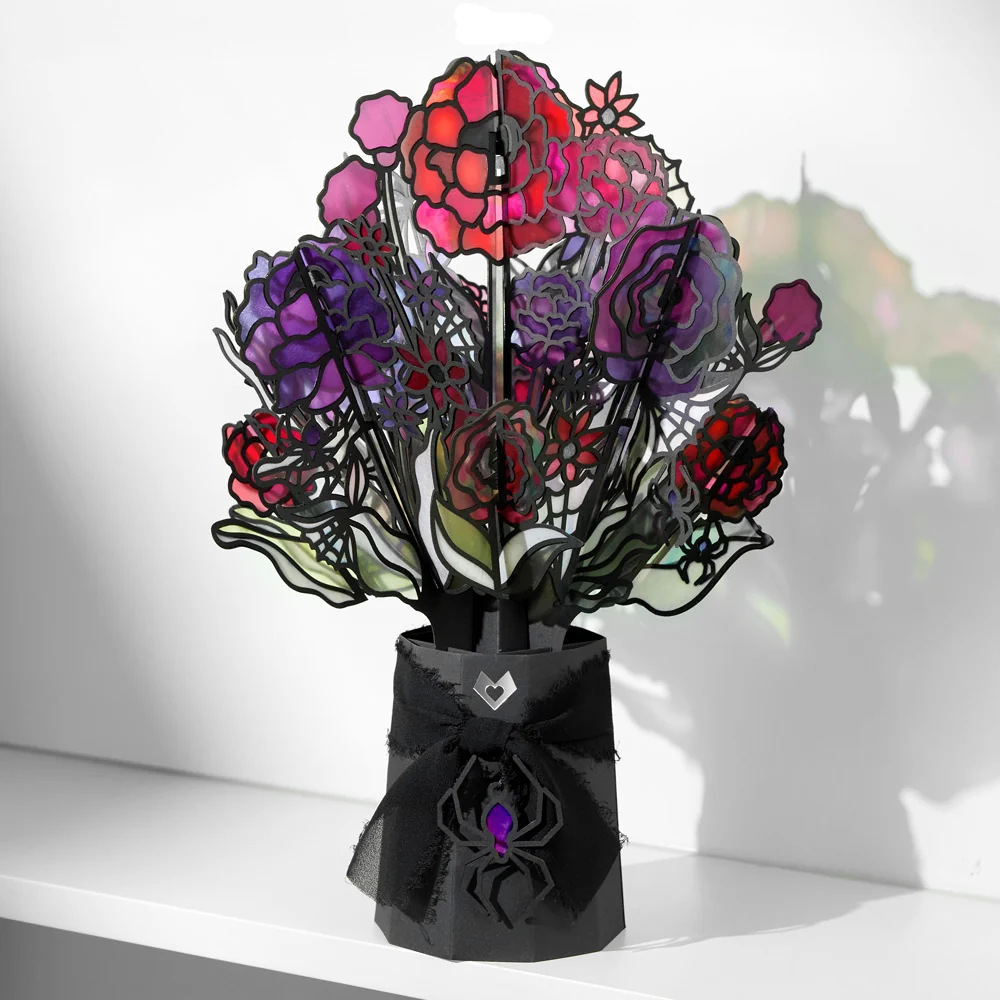 Lovepop Moonlit Amethyst Suncatcher Bouquet Vase - Image 7