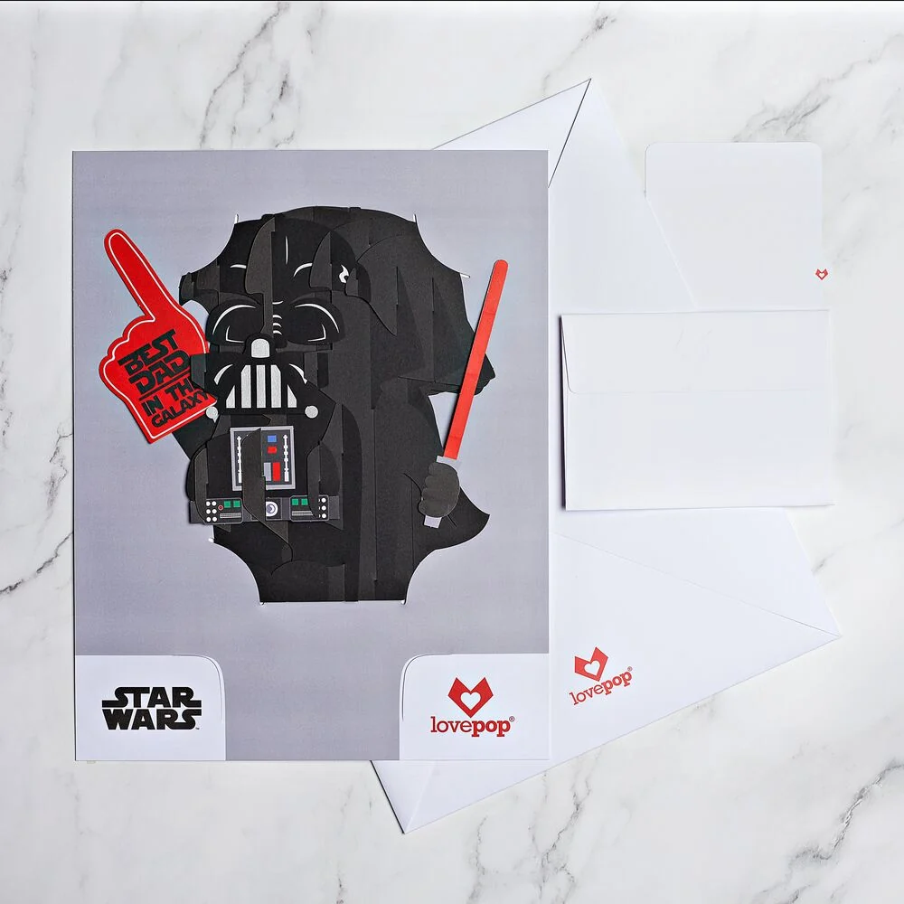 Lovepop Star Wars Darth Vader Best Dad Giant Pop-Up Gift Scale - Image 7