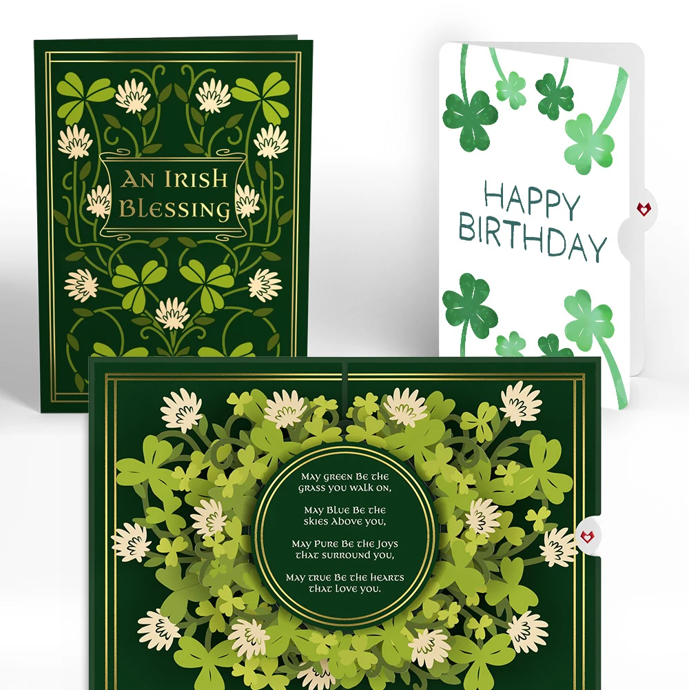 Lovepop Irish Blessing Birthday Pop-Up Card and Sentiment Set