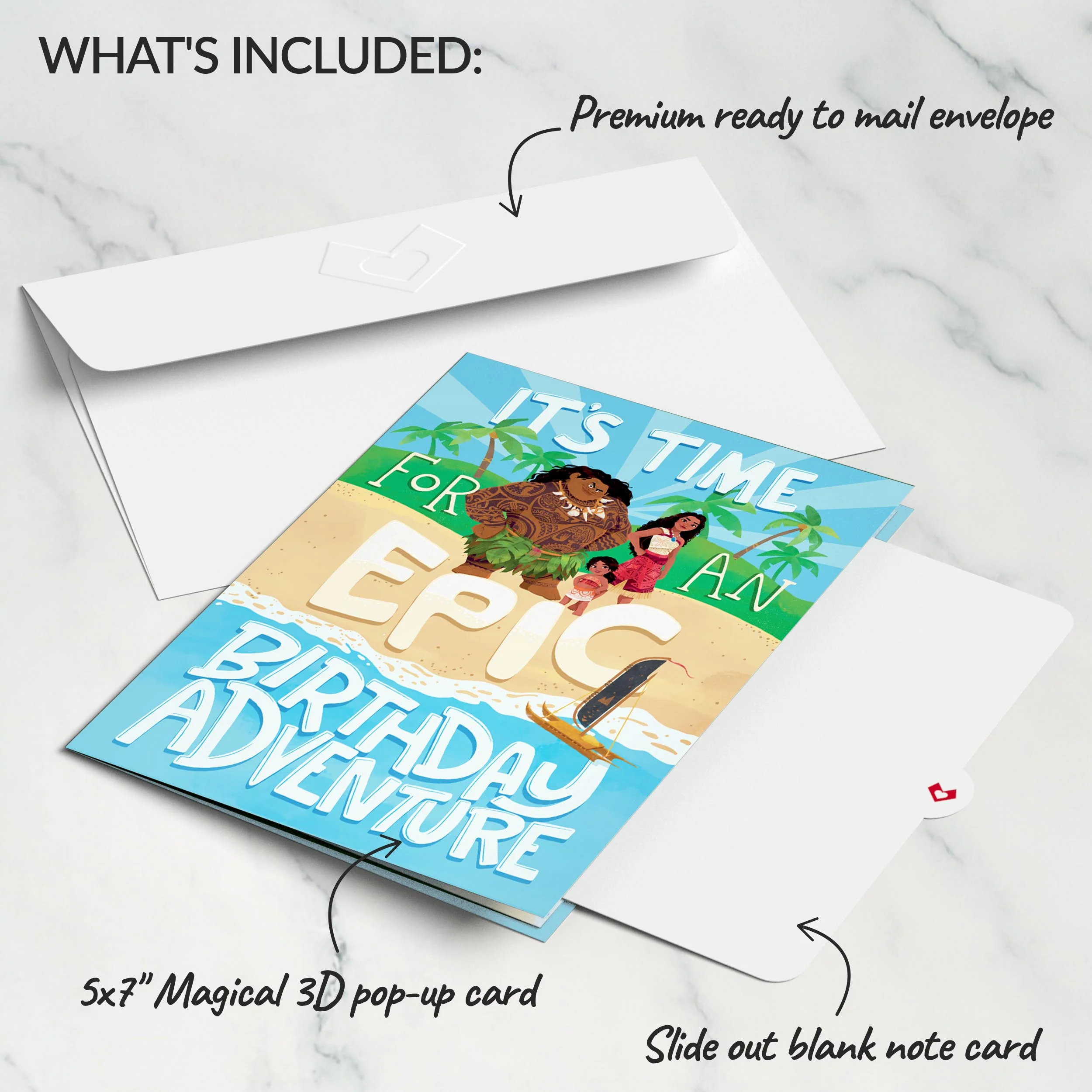Lovepop Disney's Moana 2 Epic Birthday Pop-Up Card - Image 5