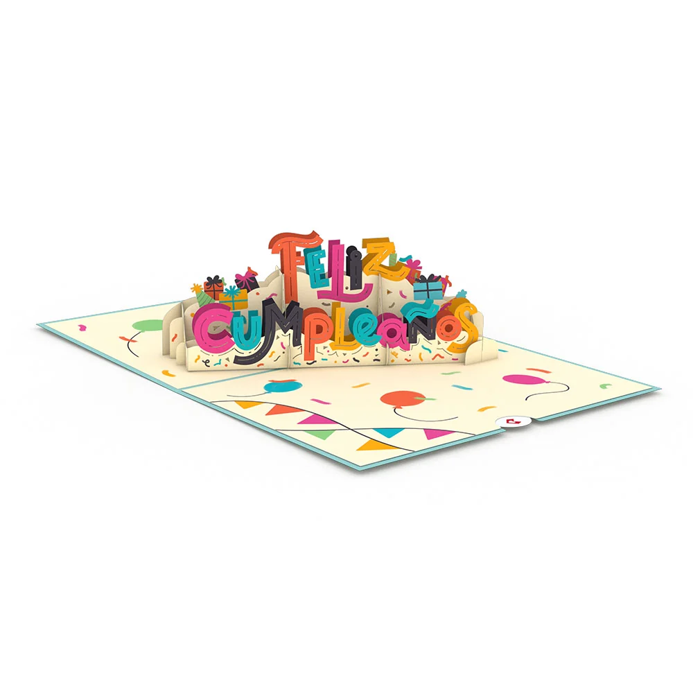 Lovepop Feliz Cumpleaños Pop-Up Card Candle - Image 3