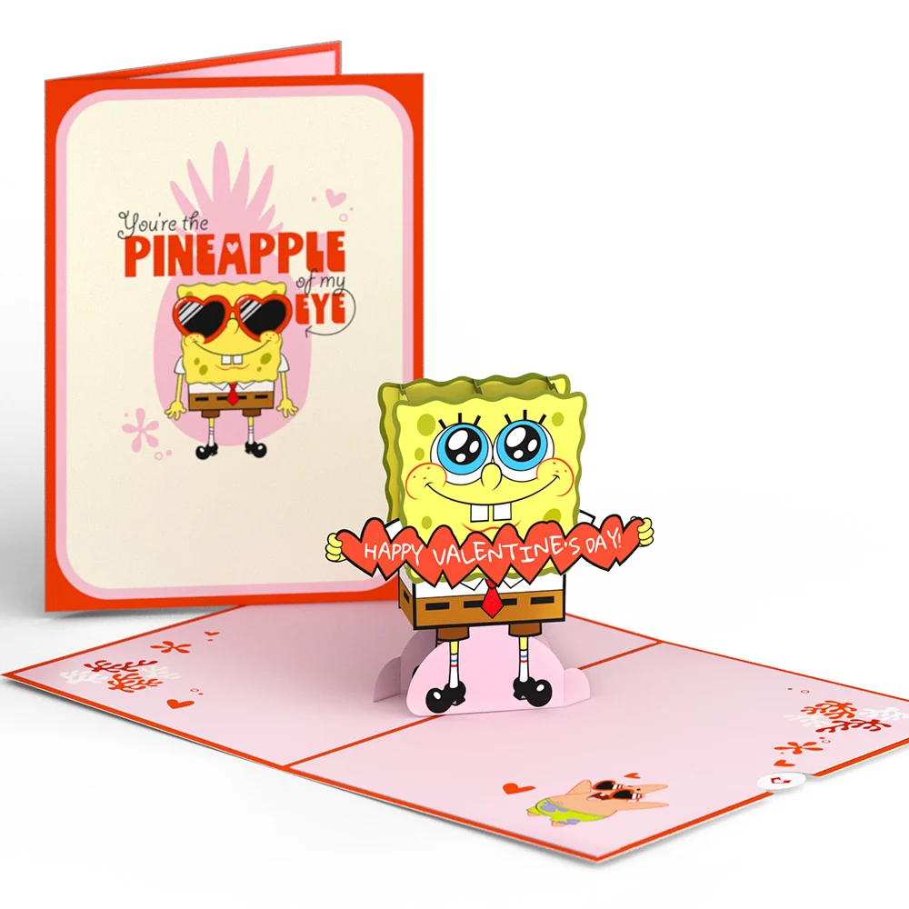 Lovepop SpongeBob SquarePants Pineapple of My Eye Valentine's Day Pop-Up Card
