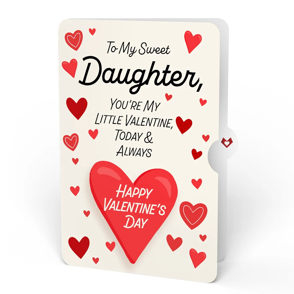 Lovepop Love Grows Heart Suncatcher Card and Full of Hearts Valentine Sentiment Set for Daughter Glass - Image 4