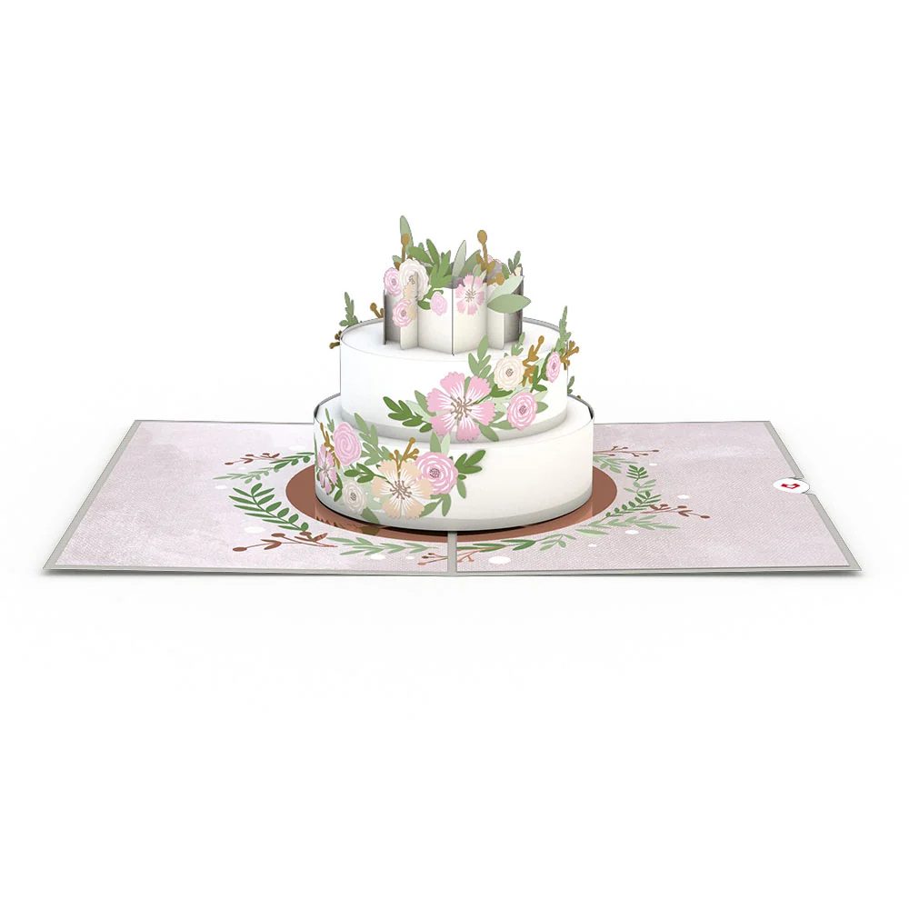 Lovepop Wedding Cake Pop-Up Card Tray - Image 3