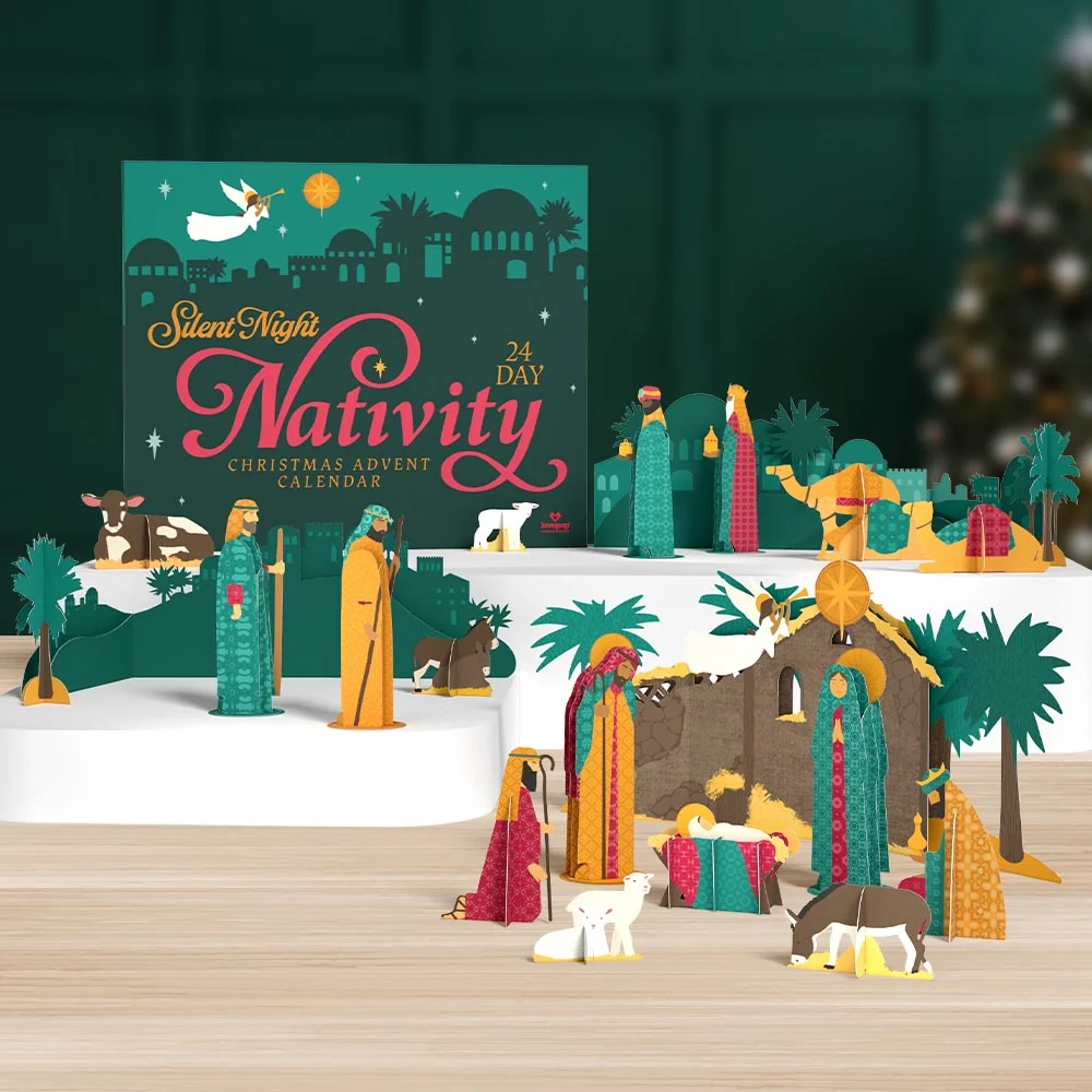 Lovepop Silent Night 24 Day Nativity Christmas Advent Calendar