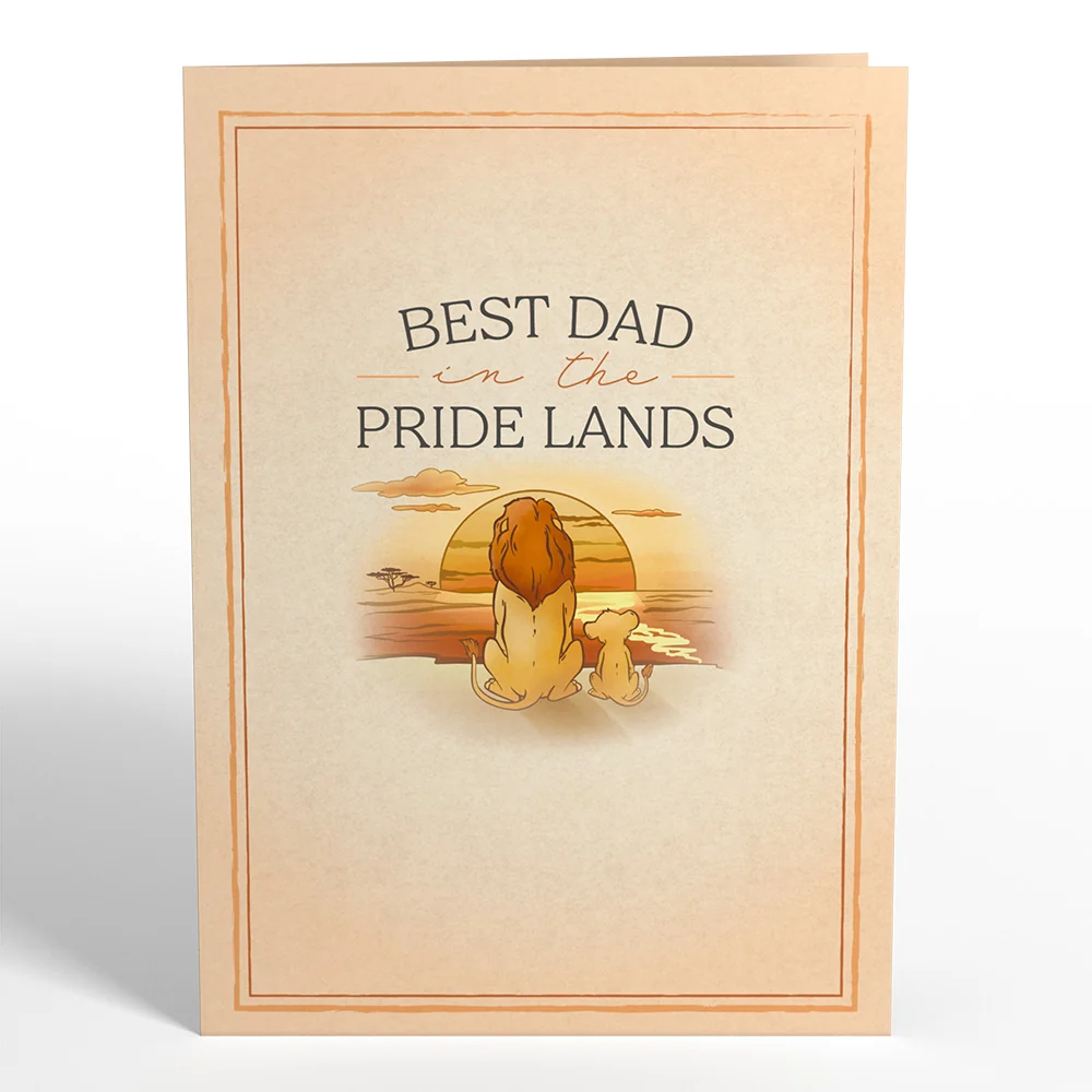 Lovepop Disney's The Lion King Best Dad in the Pride Lands Pop-Up Card - Image 4