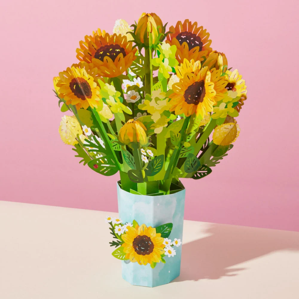 Lovepop Berry Sweet Birthday Suncatcher Card & Pop-Up Bouquet Bundle - Image 11