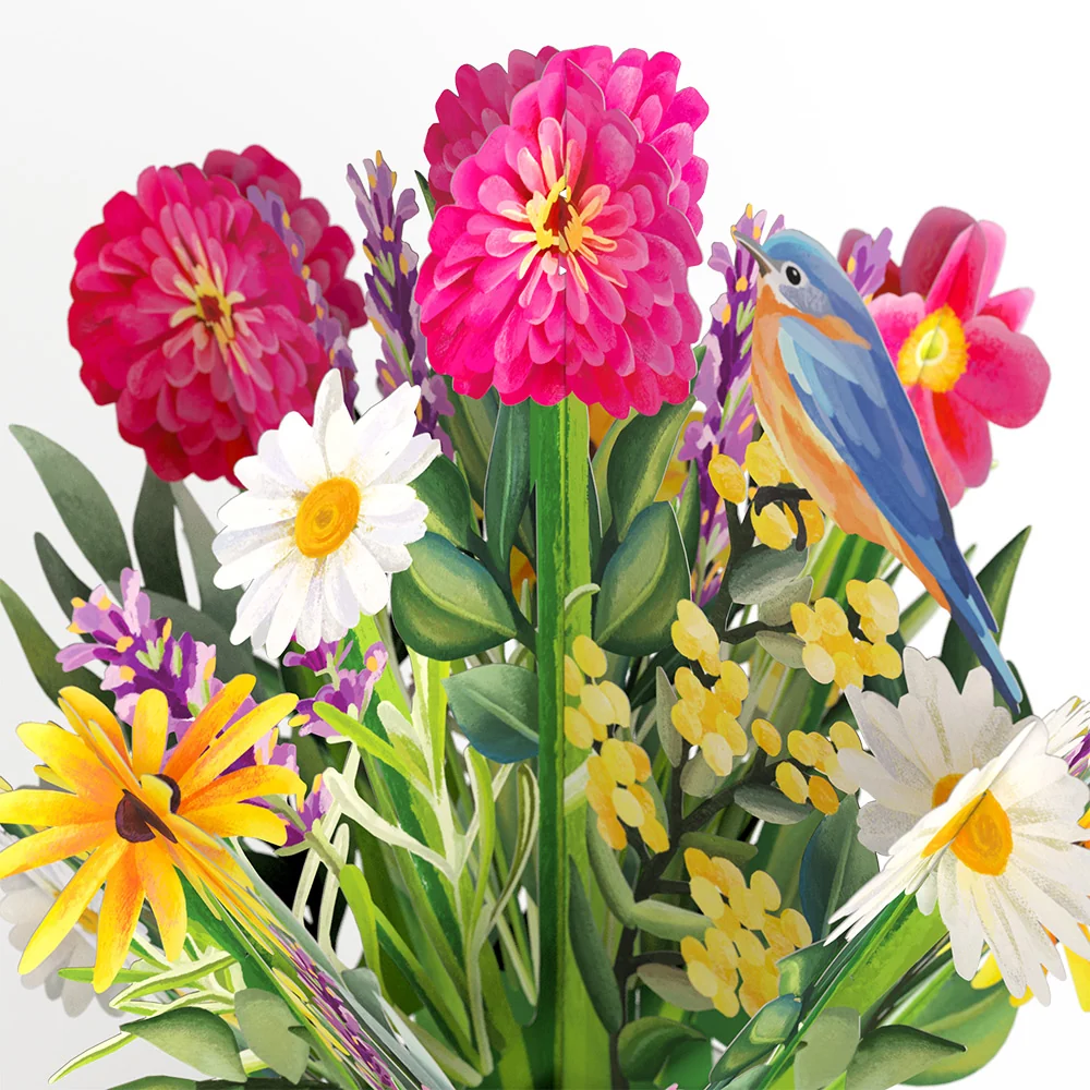 Lovepop Black-Eyed Susan Birthday Bouquet and Sentiment Set Vase - Image 3