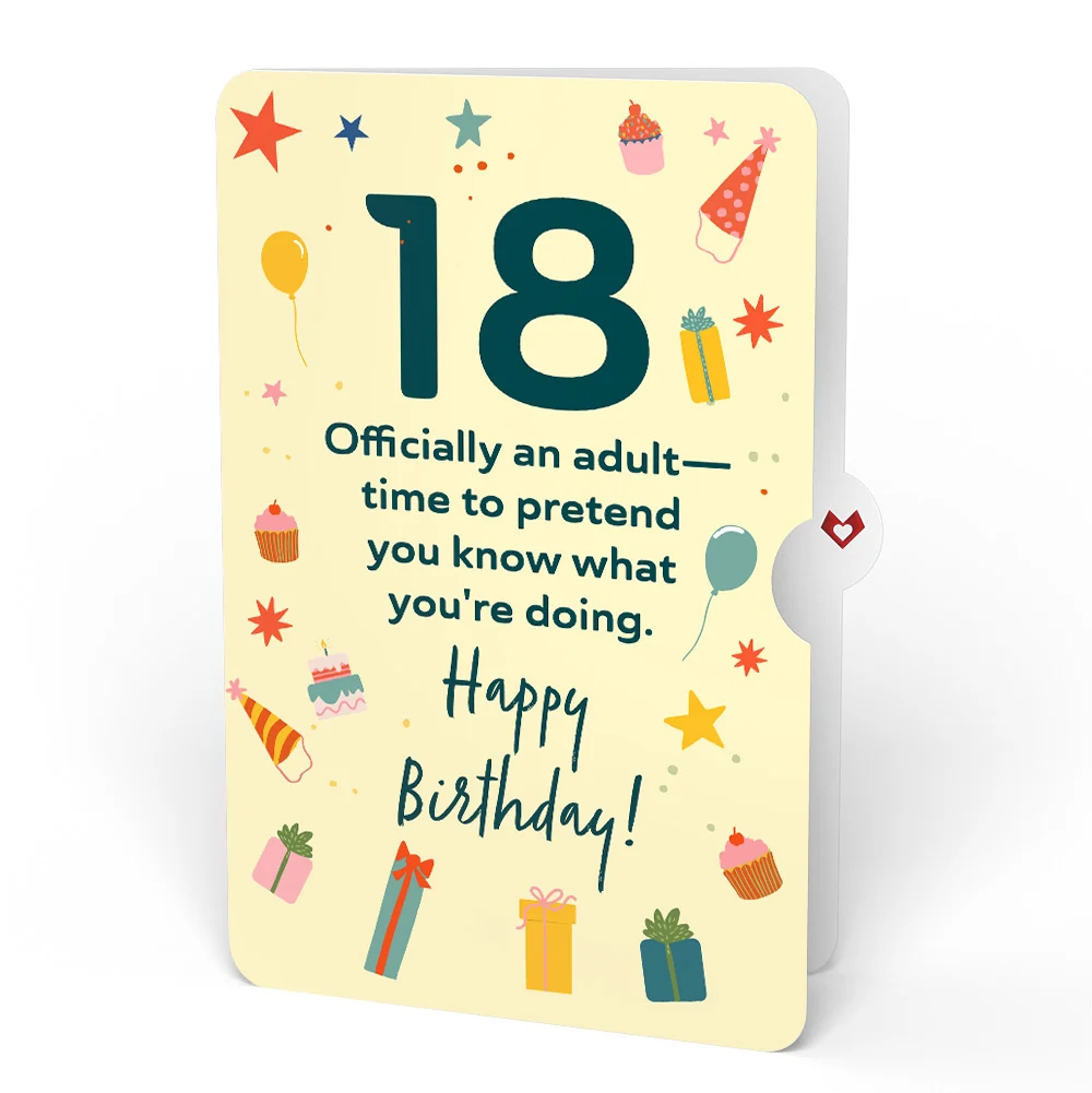 Lovepop Wishing You a Happy 18th Birthday Music and Lights Pop-Up Card and Sentiment Set - Image 4