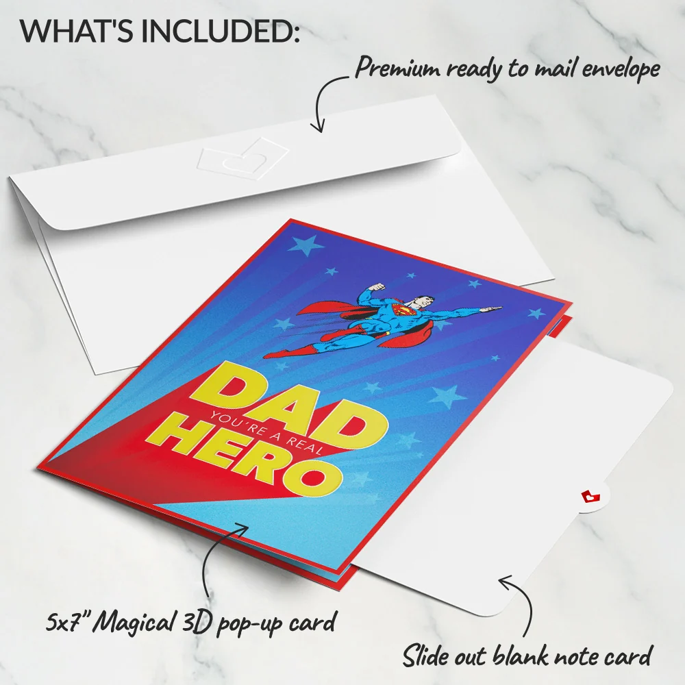 Lovepop Superman Father’s Day Pop-Up Card - Image 6
