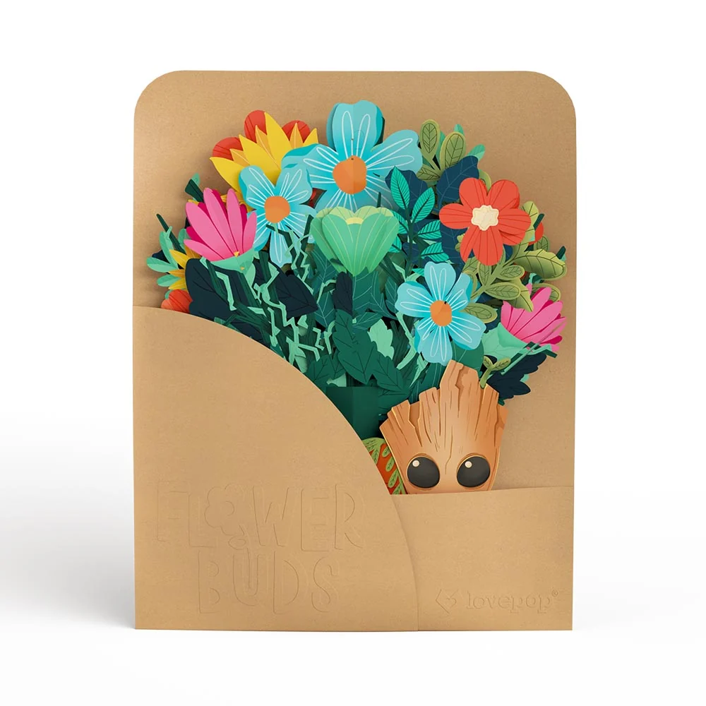 Lovepop Marvel's Guardians of the Galaxy Groot Flower Buds Bouquet Pot - Image 5