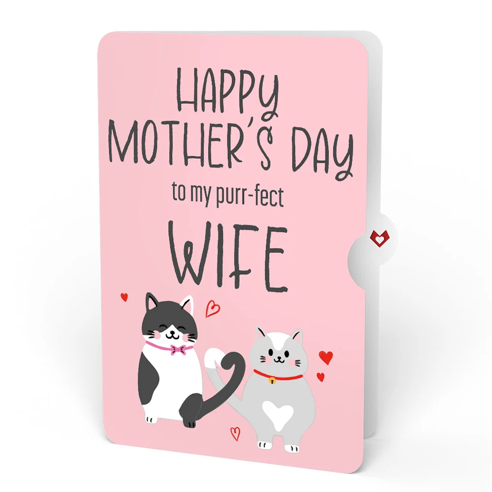 Lovepop Love Cats Mother’s Day Pop-Up Card and Sentiment Set for Wife - Image 4