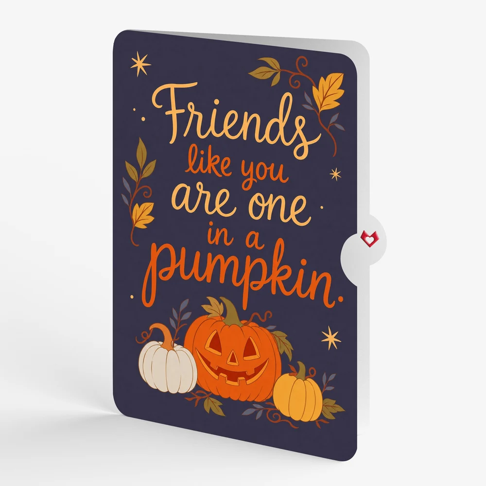 Lovepop Happy Halloween Pumpkin Light-Up Pop-Up Card and Sentiment Set for Friend - Image 4