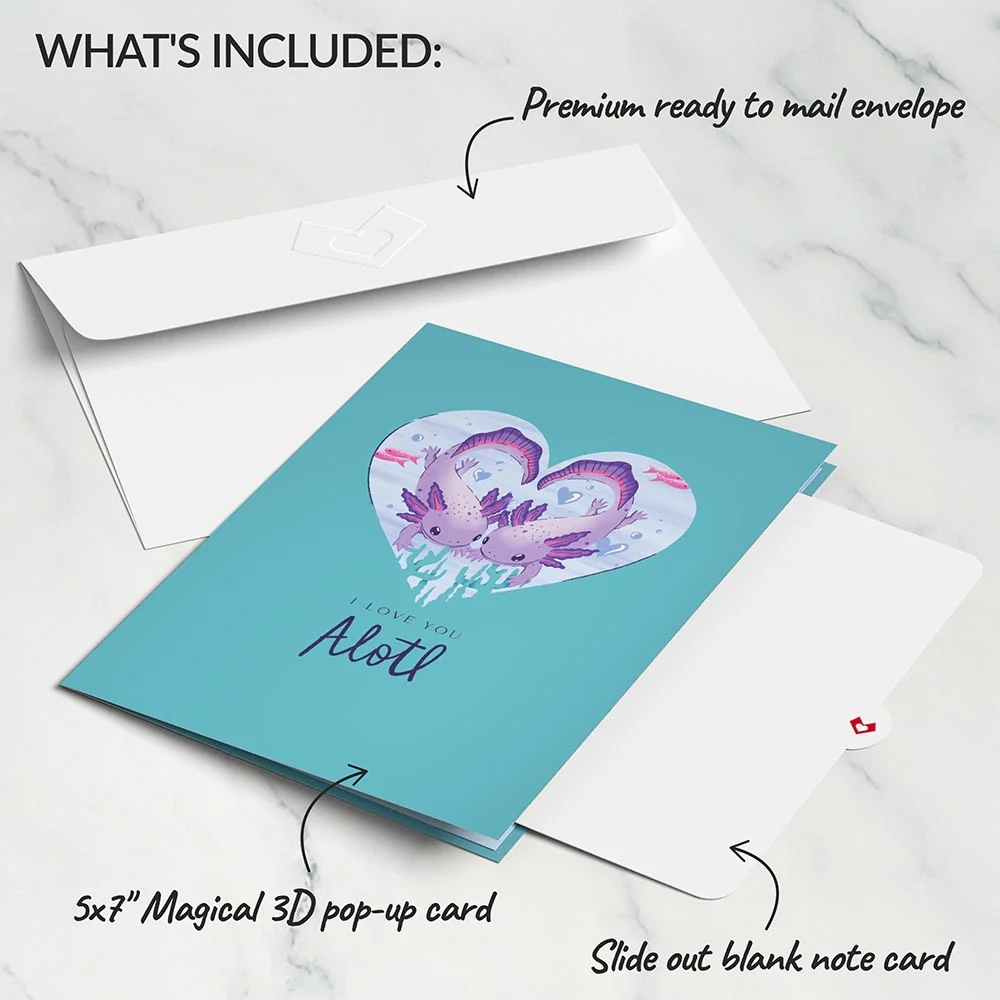 Lovepop Love You A-Lotl Pop-Up Card - Image 5