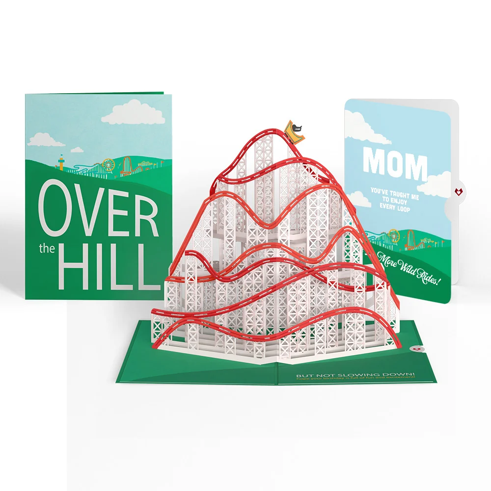 Lovepop Over the Hill Birthday Pop-Up Card and Sentiment Set for Mom