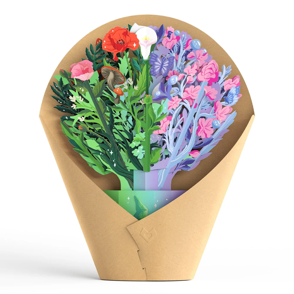 Lovepop Wicked You Are Wickedly Wonderful Suncatcher Card & Pop-Up Bouquet Bundle - Image 7