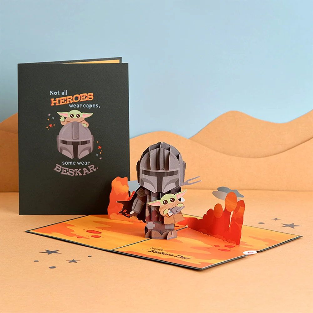 Lovepop Star Wars The Mandalorian Beskar Father's Day Pop-Up Card