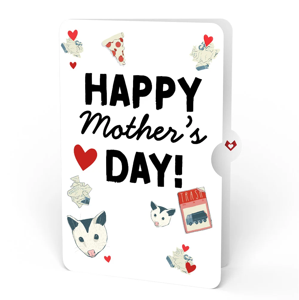 Lovepop Life Without You Is Trash Possums Mother’s Day Pop-Up Card and Sentiment Set - Image 4