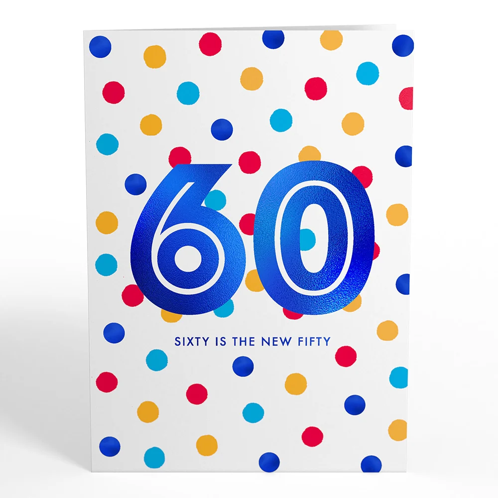 Lovepop Sixty is the New Fifty 60th Birthday Pop-Up Card - Image 4