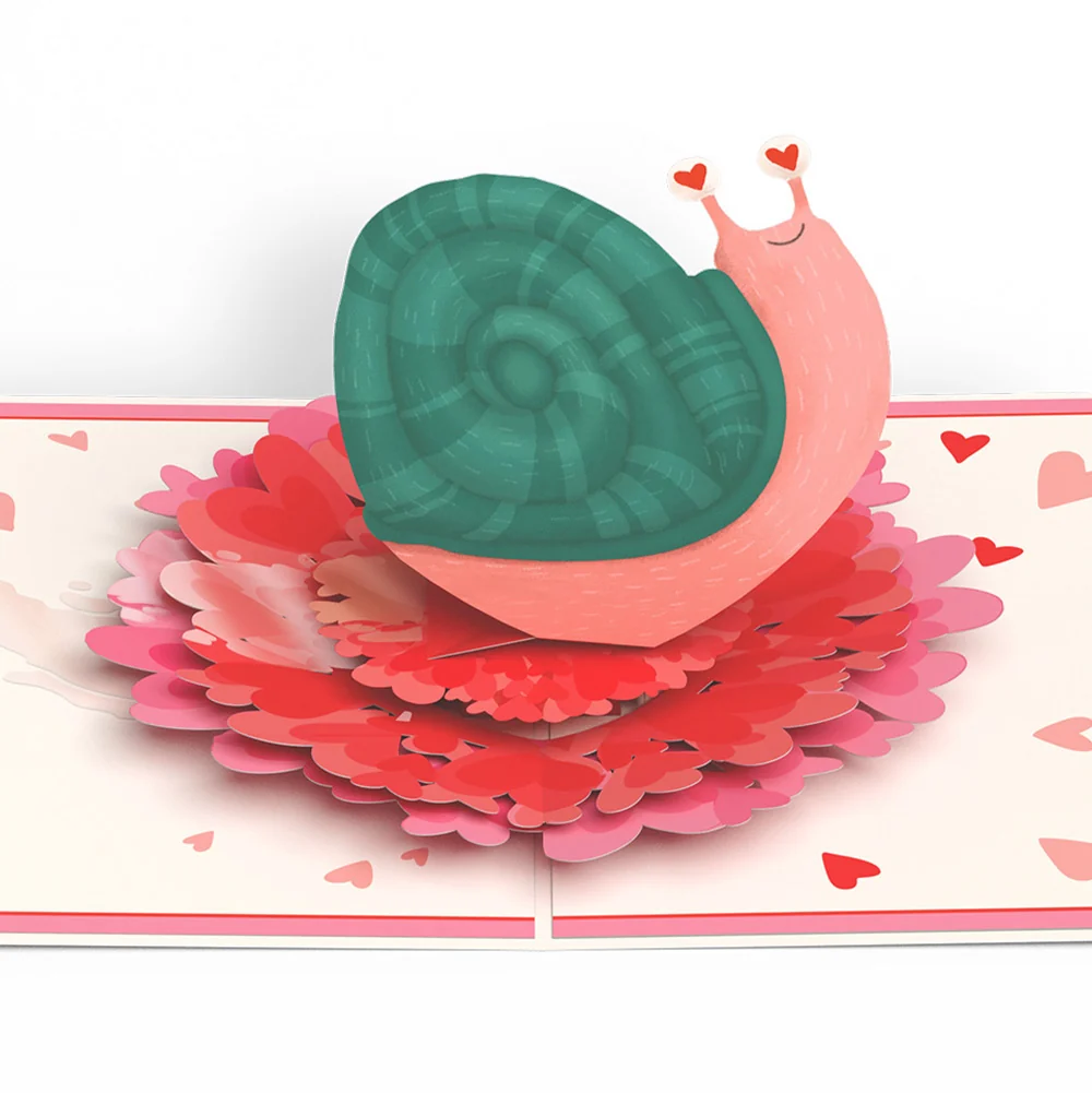 Lovepop Love You Slow Much Snail Birthday Pop-Up Card and Sentiment Set - Image 3