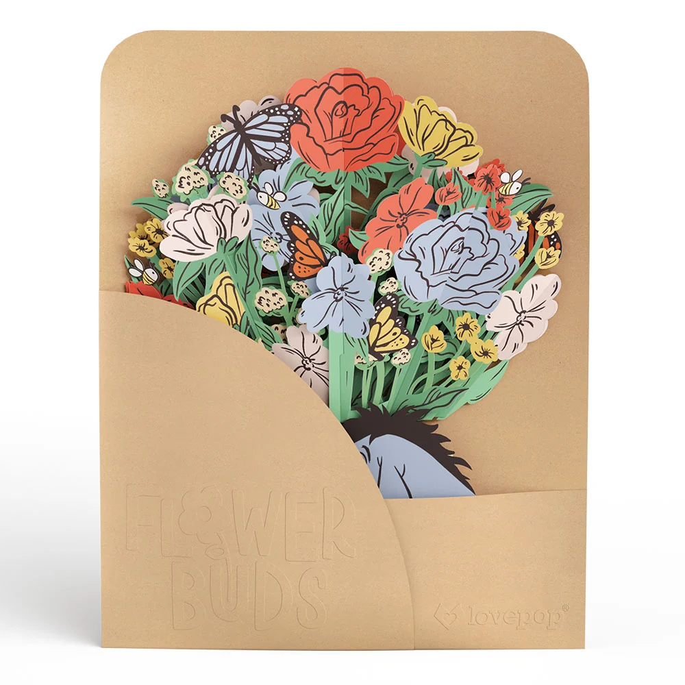 Lovepop Disney's Winnie the Pooh Eeyore Flower Buds Bouquet Basket - Image 5