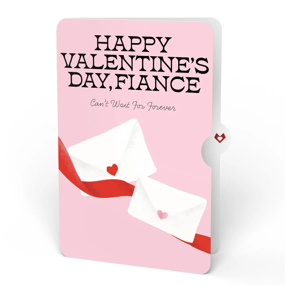 Lovepop French Love Dog Valentine Plushpop Card and Sentiment Set for Fiancé - Image 4