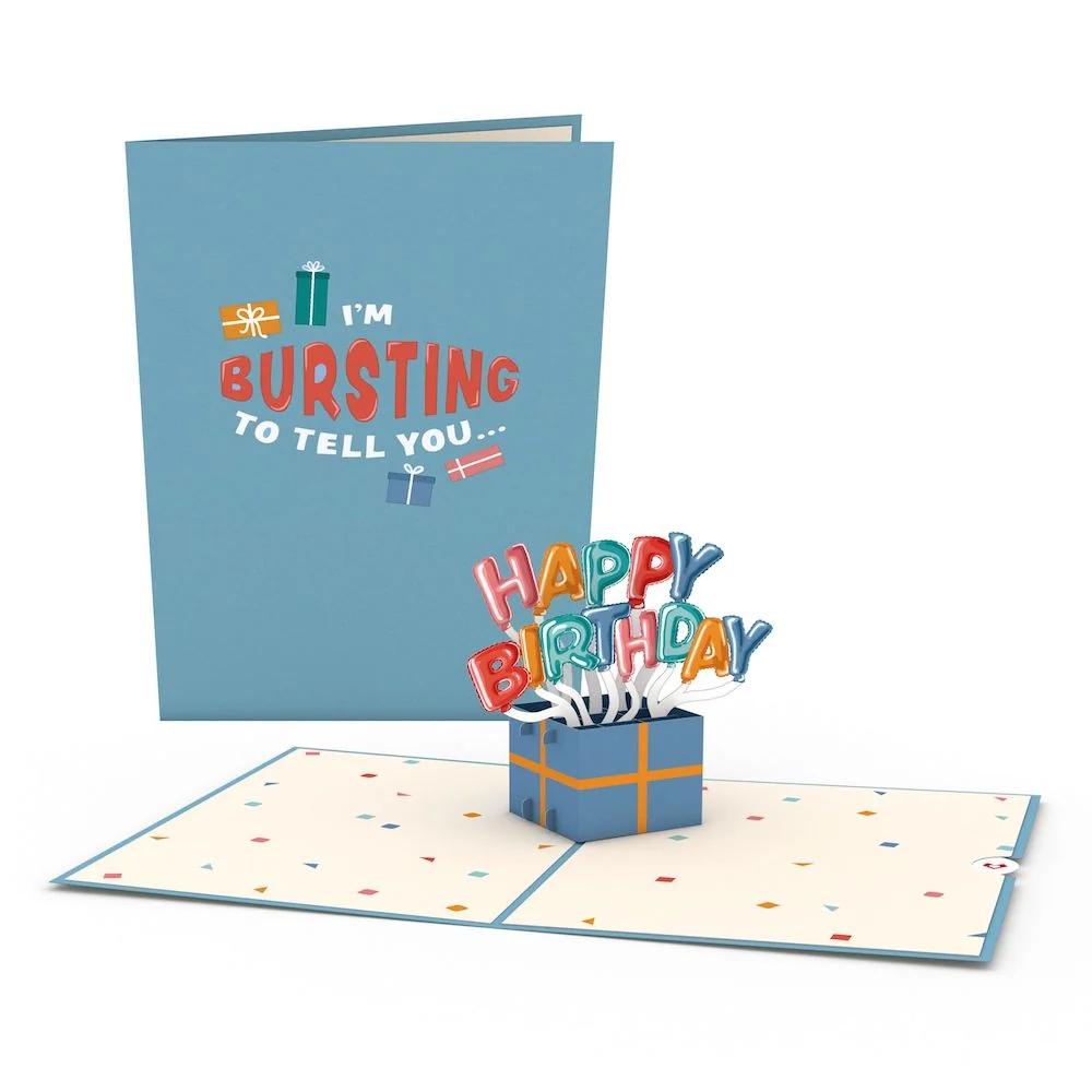 Lovepop Happy Birthday Burst Pop-Up Card