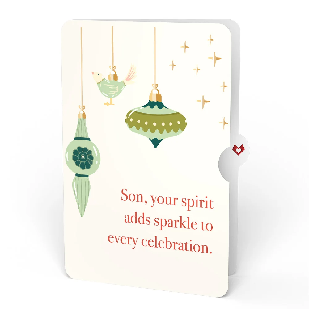 Lovepop All Is Bright Holiday Reindeer Light-Up Pop-Up Card and Sentiment Set for Son - Image 4