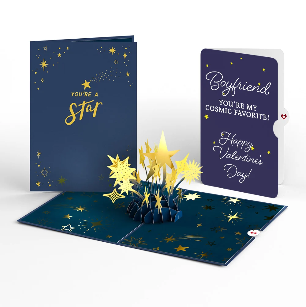 Lovepop You're a Star Valentine Pop-Up Card and Sentiment Set for Boyfriend