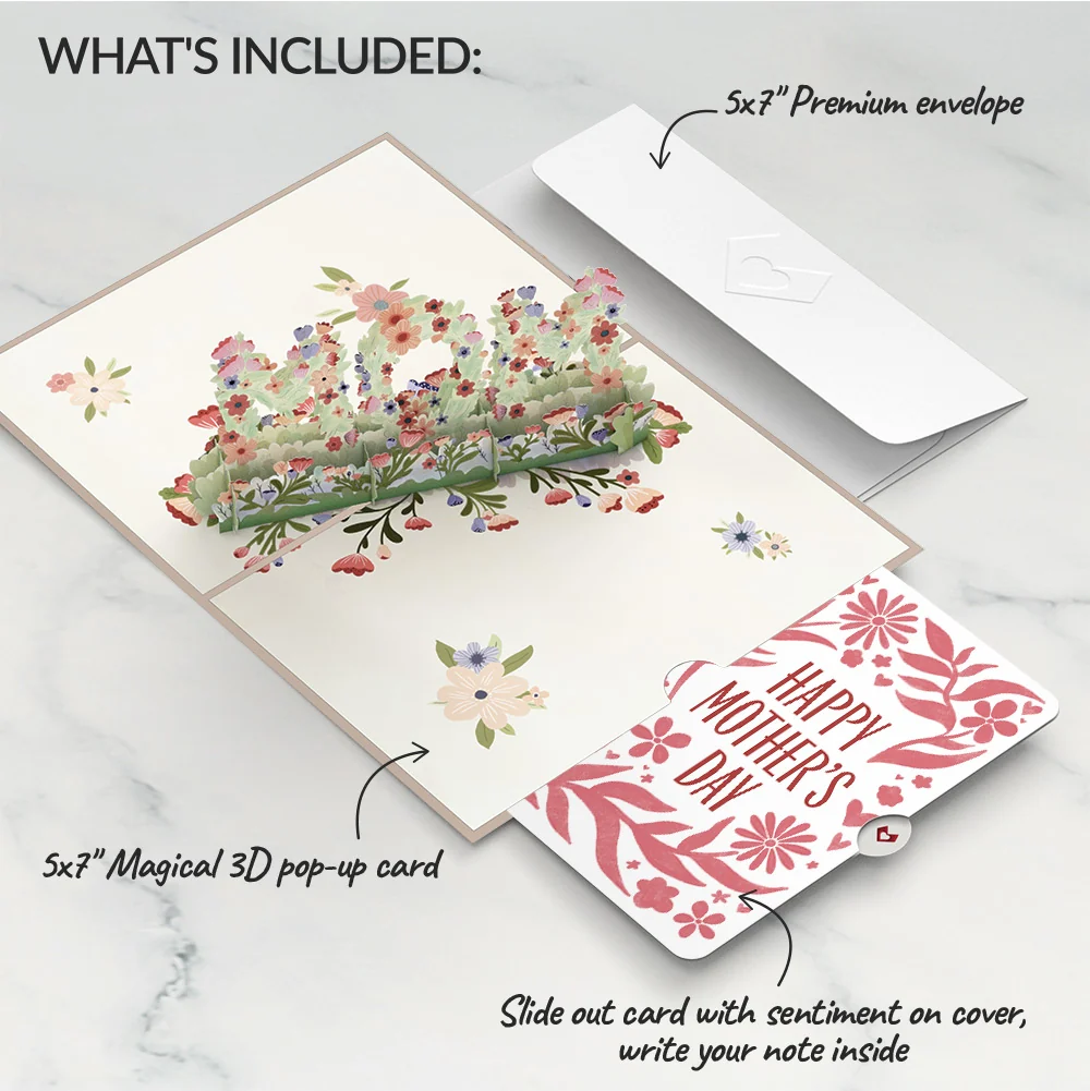 Lovepop Floral Mom Mother’s Day Pop-Up Card and Bold Petal Pattern Sentiment Set for Mom - Image 2