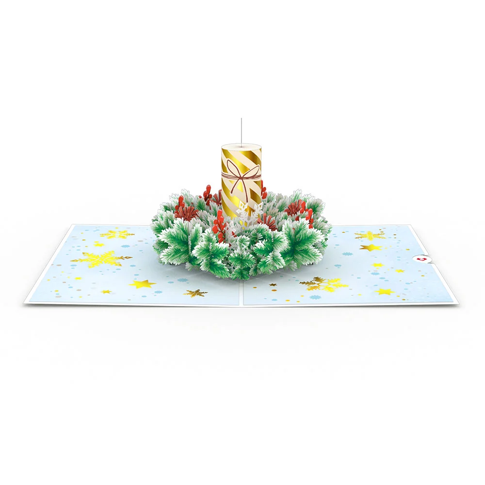 Lovepop Holiday Candle Pop-Up Card - Image 3