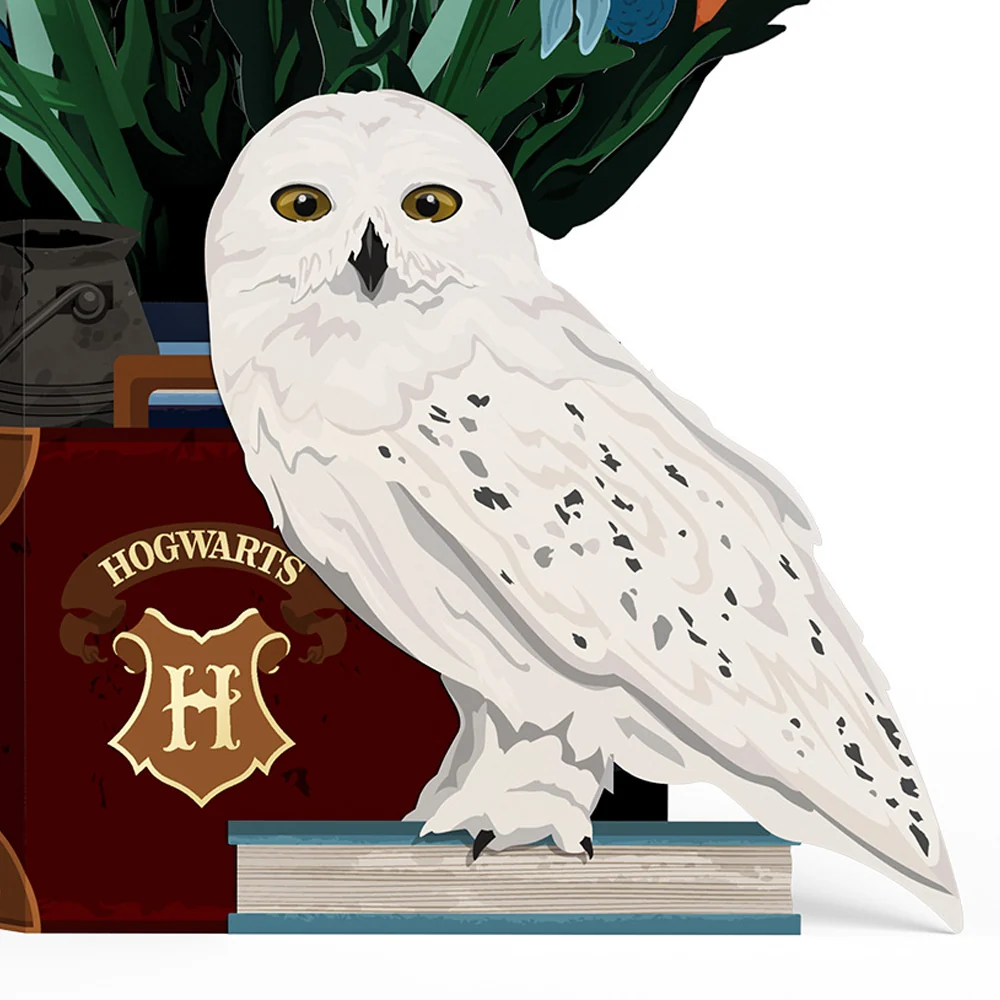Lovepop Harry Potter Hedwig Plushpop Card & Flower Buds Bouquet Bundle - Image 6