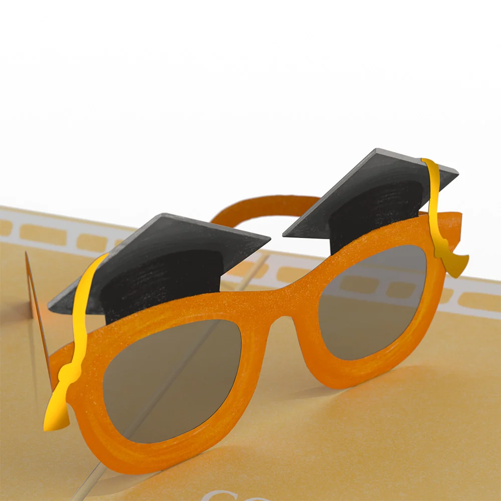 Lovepop Your Future is Bright Graduation Pop-Up Card - Image 2