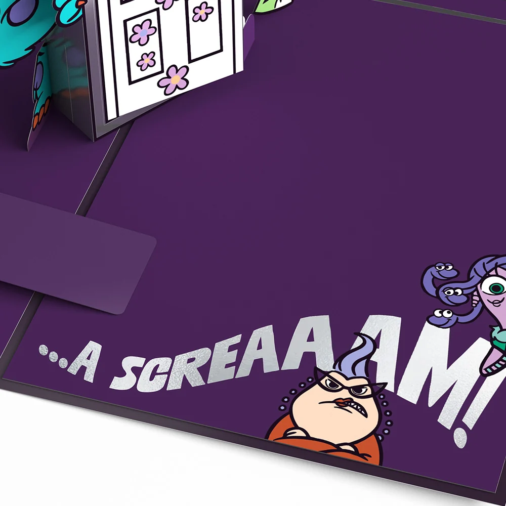 Lovepop Disney and Pixar Monsters Inc. You Make Life a Scream Pop-Up Card - Image 3
