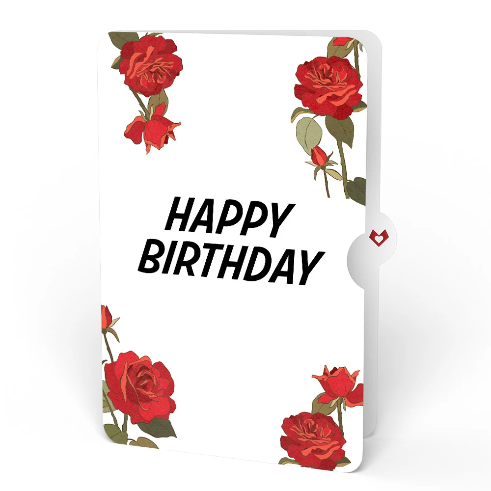 Lovepop Radiant Rose Birthday Suncatcher Bouquet and Rose Blooms Sentiment Set Glass - Image 4
