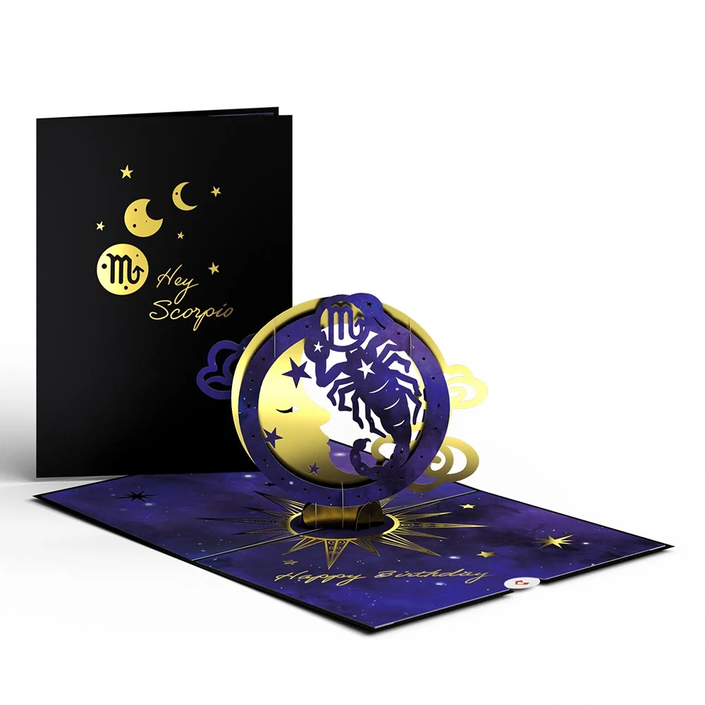Lovepop Scorpio Zodiac Birthday Pop-Up Card