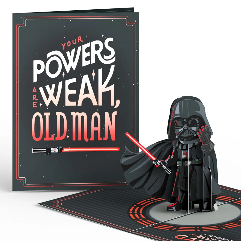 Lovepop Star Wars Darth Vader Your Powers Are Weak Pop-Up Card